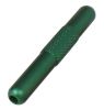 solid metall snorting tube green