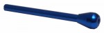 Aluminium snorting tube dark blue