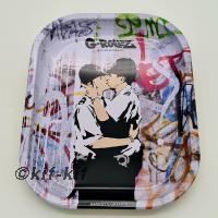 Rolling Tray G-ROLLZ  Banksys Cop on Cop (Small 14x18)